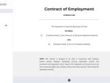 Contract Of Employment Template Uk Free Contract Agreements and Templates Better Proposals