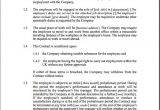Contract Of Employment Template Uk Template for Employment Contract Printable Schedule Template
