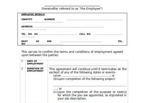 Contract Of Temporary Employment Template 17 Employment Contract Samples Examples Templates