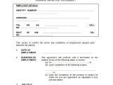 Contract Of Temporary Employment Template Sample Employment Contract forms 11 Free Documents In
