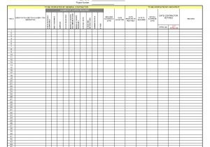 Contract Register Template Submittal Log Cms