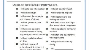 Contract Template for Kids 15 Behaviour Contract Templates Sample Templates