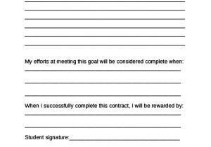 Contract Template for Kids Behavior Contract Template for Kids Free Download