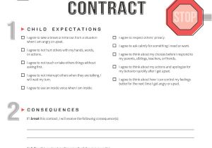 Contract Template for Kids Free Printable Contracts for Kids and Teenagers Imom
