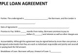 Contract Template for Lending Money to A Friend Loan Agreement Template