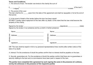 Contract Template for Lending Money to A Friend Responsibility although This Agreement May Be Signed