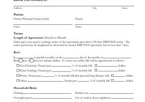 Contract Template Word 2003 Sample Month to Month Rental Agreement 7 Examples In