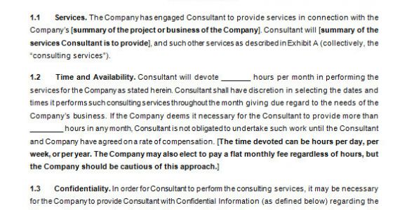 Contract Templates for Consultants 17 Consulting Contract Templates Docs Pages Free