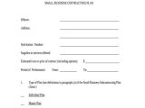Contract Templates for Small Business Sample Business Contract forms 9 Free Documents In Word