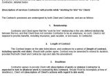 Contract to Hire Agreement Template Work for Hire Contract Template