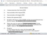 Contract to Provide Services Template Free Service Agreement Template for Word