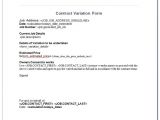 Contract Variation form Template forms How to Link the Contract Variation form to the