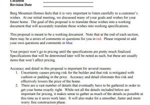 Contract Work Proposal Template 13 Sample Contractor Proposals Sample Templates