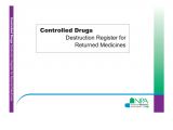 Controlled Drug Register Template Destroy Controlled Drugs