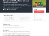 Convert HTML Template to WordPress theme Comidoc Convert An HTML5 Template to A WordPress theme