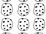 Cookie Stencil Templates Chocolate Chip Cooke Printable Template