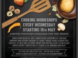 Cooking Class Flyer Template Free Cooking Lessons Flyer Template V2 On Behance