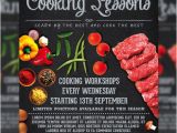 Cooking Class Flyer Template Free Cooking Lessons Premium Business Flyer Psd Template
