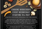 Cooking Flyers Templates Free Cooking Lessons Flyer Template V2 On Behance