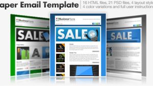 Cool HTML Email Templates Paper Email Templates 16 HTML Email Templates by Cazoobi