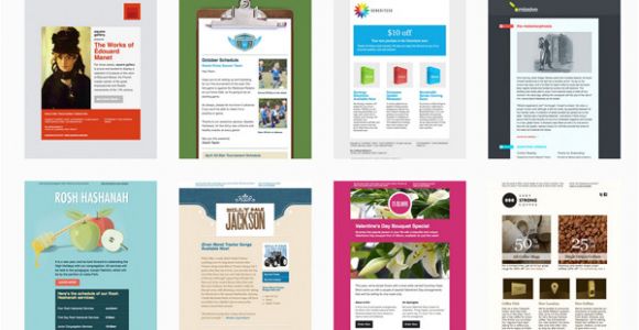 Cool Mailchimp Templates 40 Cool Email Newsletter Templates for Free