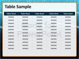 Copc Table F Template Business Plan Presentation Template Editable Slide