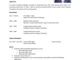 Copy Of A Basic Resume Sample Resume for Ojt