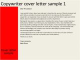 Copy Writer Cover Letter Copywriter Cover Letter Stonewall Services