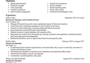 Copyable Resume Templates Best Franchise Owner Resume Example Livecareer