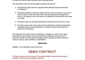 Copyright Contract Template Free Copyright Contract Template Free Sampletemplatess