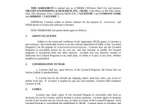 Copyright Contract Template Uk 35 License Agreement Templates Free Word Pdf format