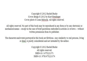 Copyright Template for Book How to Publish An Ebook On Amazon S Kindle Store Rachel