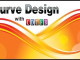 Corel Draw X7 Wedding Card Curve Design Background In Coreldraw X7 with Cdtfb with