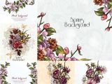 Corel Draw X7 Wedding Card Floral Spring Background Frames Vectors Wedding Card