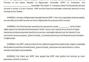 Corp to Corp Contract Template 13 Security Contract Samples and Templates Pdf Word