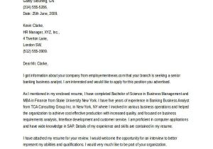 Corporate Banking Cover Letter Business Cover Letter 10 Free Word Pdf format Download