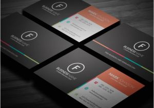 Corporate Business Card Templates Free Download Clean Multicolor Corporate Business Card Template Free