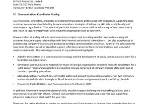 Corporate Communications Cover Letter Cletreadv Image Gallery Website Corporate Communications