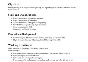 Corporate Flight attendant Resume Template Flight Resume Resume Ideas