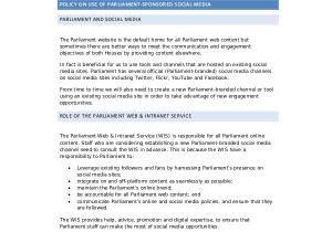 Corporate social Responsibility Policy Template 8 social Media Policy Samples Sample Templates