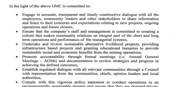 Corporate social Responsibility Policy Template Gmc Home