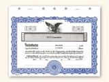 Corporate Stock Certificate Template Word Corporate Stock Certificates