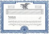 Corporate Stock Certificates Template Free Word and Vector Certificate Template Certificate Templates
