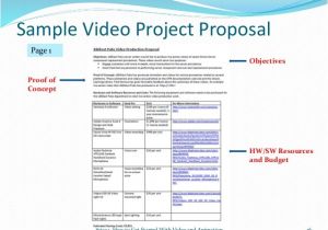 Corporate Video Proposal Template Corporate Video Proposal Template One Piece