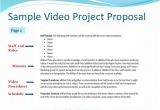 Corporate Video Proposal Template Corporate Video Proposal Template One Piece