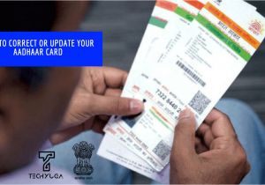 Correction In Aadhar Card Name How to Update or Correct Your Aadhaar Card Details Easy