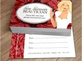 Cosmetologist Business Card Templates Cosmetologist Business Card Template