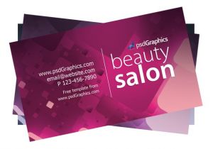 Cosmetology Business Card Templates Beauty Salon Business Card Template Psdgraphics