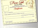 Cosmetology Certificate Template 26 Images Of Makeup Certificate Template tonibest Com