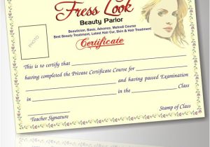 Cosmetology Certificate Template 26 Images Of Makeup Certificate Template tonibest Com